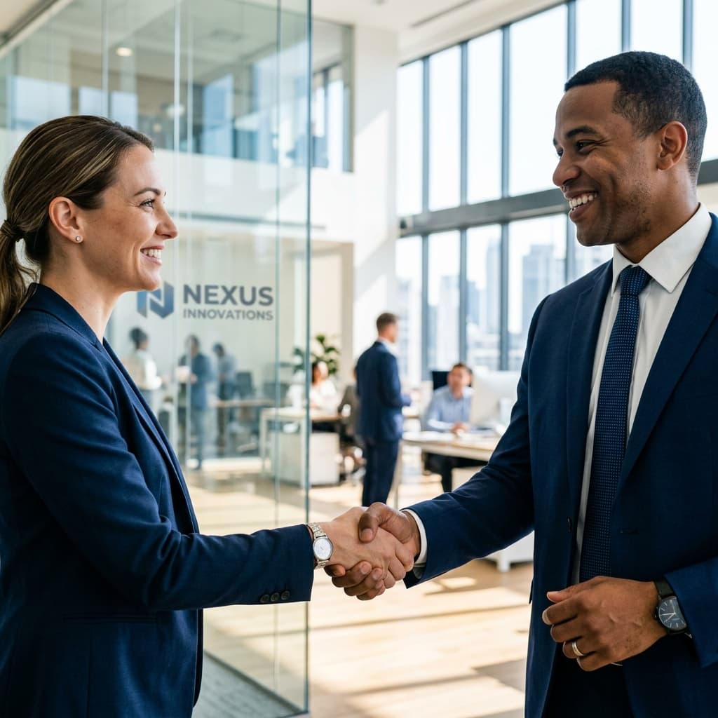 Professional handshake